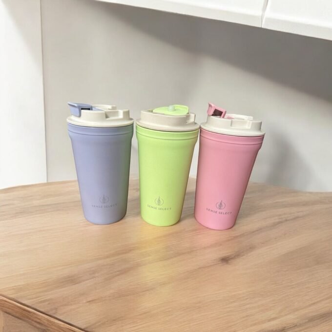 Bamboo Fiber Coffee Mug with Lid