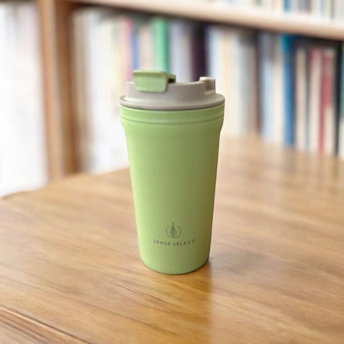 Bamboo Fiber Coffee Mug with Lid