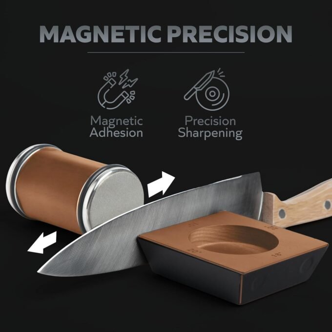 Rolling Knife Sharpener, Offers 15, 17, 20 & 22 Degree Sharpening