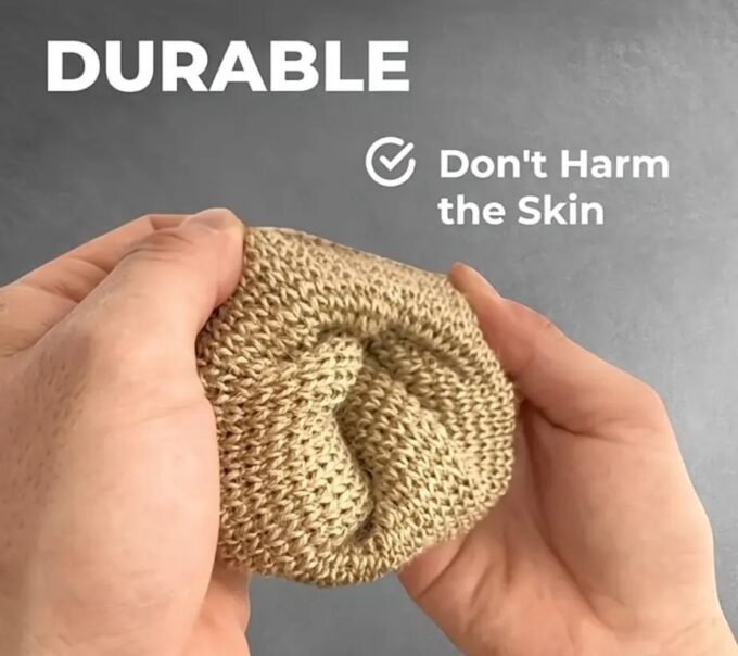 Natural Exfoliating Jute Bathing Gloves