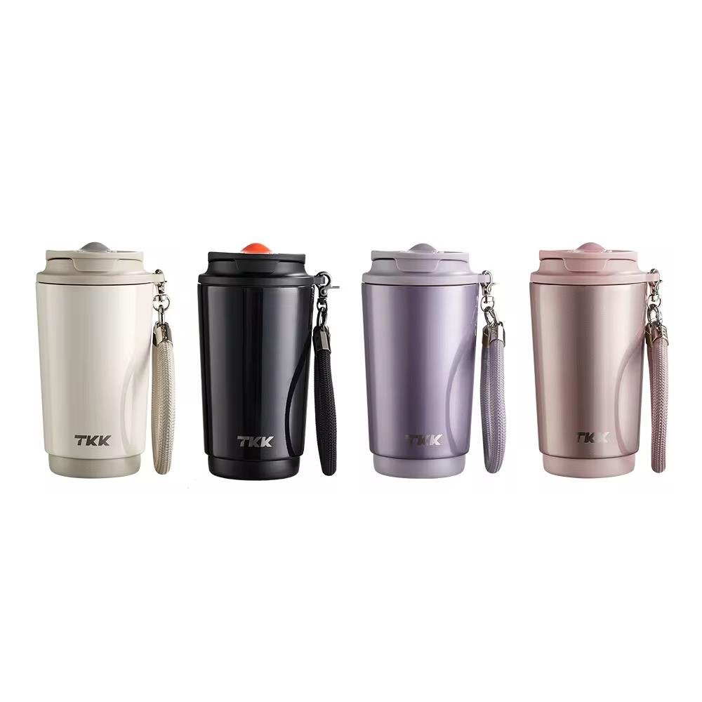 TKK Premium Quality Stainless Steel SUS316, Ceramic Coated Travel Coffee Mug , Perfect Daily Companion - 400ml